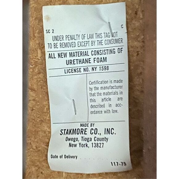 Vintage 1950’s Stakmore Maple Folding Chair Lyre Back - Picture 6 of 6